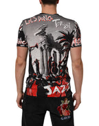 Dolce & Gabbana Multicolor Agrigento Dance Jazz Music Print T-shirt - Zeiniez