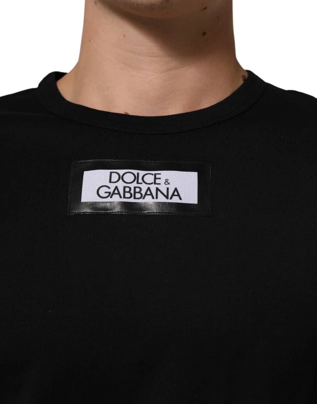 Dolce & Gabbana Black DGRoyals Cotton Men Crew Neck IT T-shirt - Zeiniez