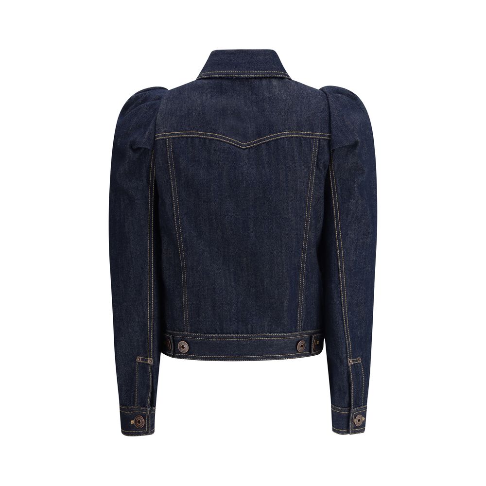 Alexander McQueen Blue Cotton Denim Jacket - Zeiniez
