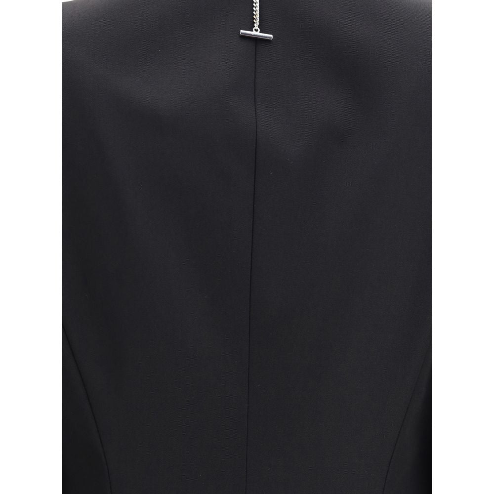 Alexander McQueen Black Wool Coat - Zeiniez