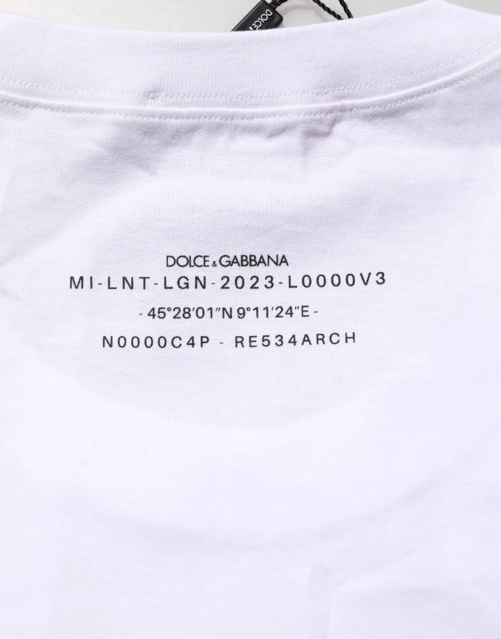 Dolce & Gabbana White Cotton Sleeveless Printed Tank T-shirt - Zeiniez