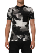 Dolce & Gabbana Multicolor Camouflage Men Short Sleeves T-shirt - Zeiniez