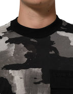 Dolce & Gabbana Multicolor Camouflage Men Short Sleeves T-shirt - Zeiniez