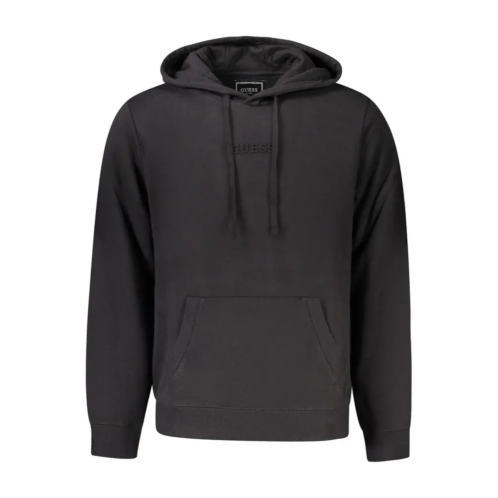 Guess Jeans Black Organic Cotton Men's Hoodie - Zeiniez