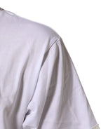 Dolce & Gabbana White Graphic Print Cotton Crew Neck T-shirt - Zeiniez