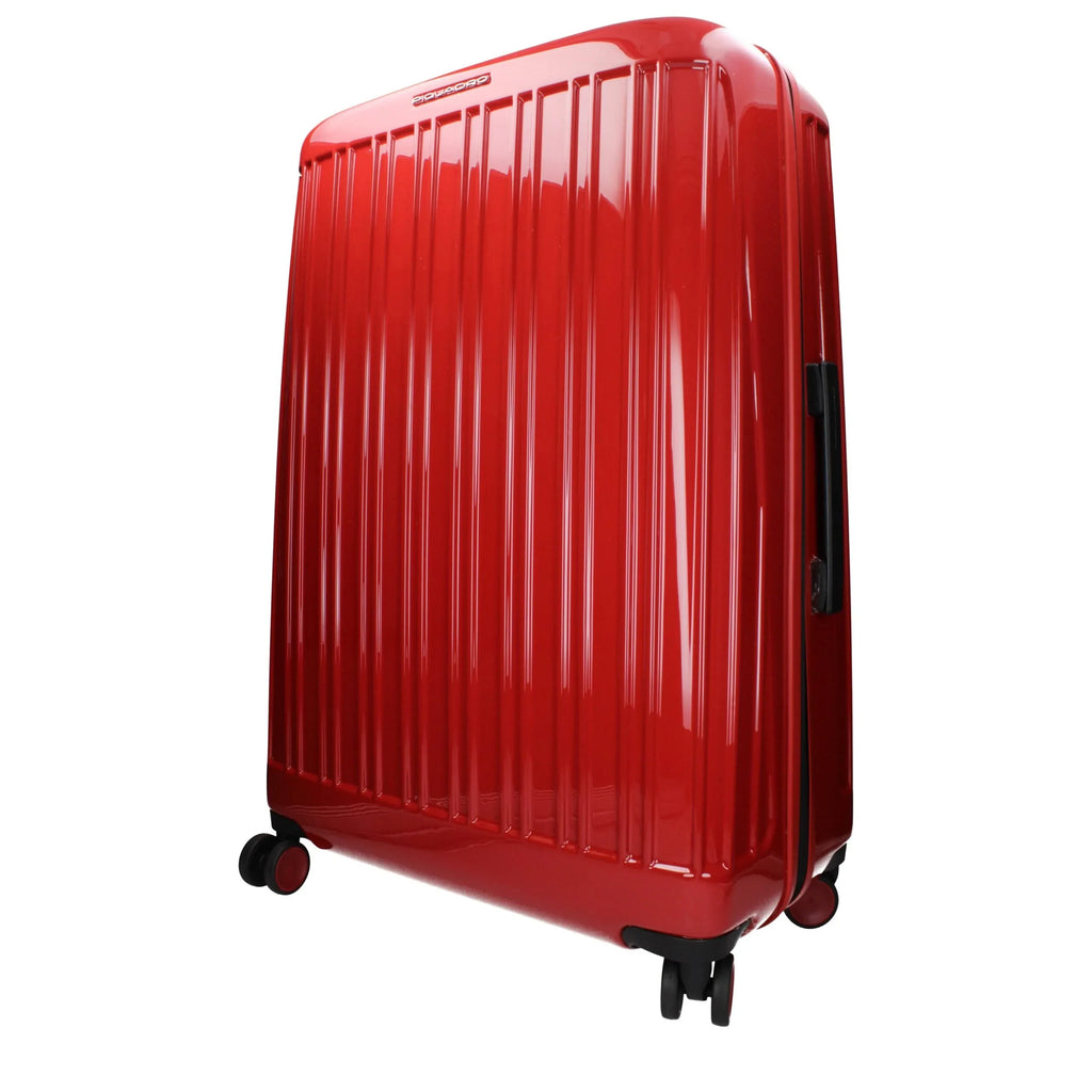 Piquadro Red Polycarbonate Luggage And Travel - Zeiniez