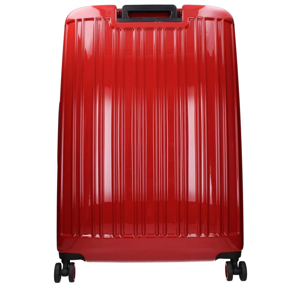 Piquadro Red Polycarbonate Luggage And Travel - Zeiniez