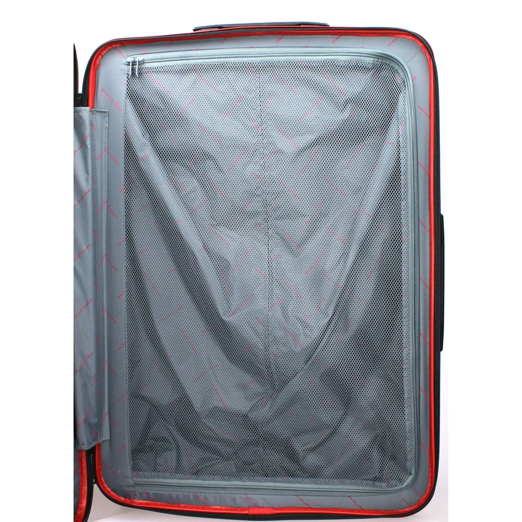 Piquadro Red Polycarbonate Luggage And Travel - Zeiniez