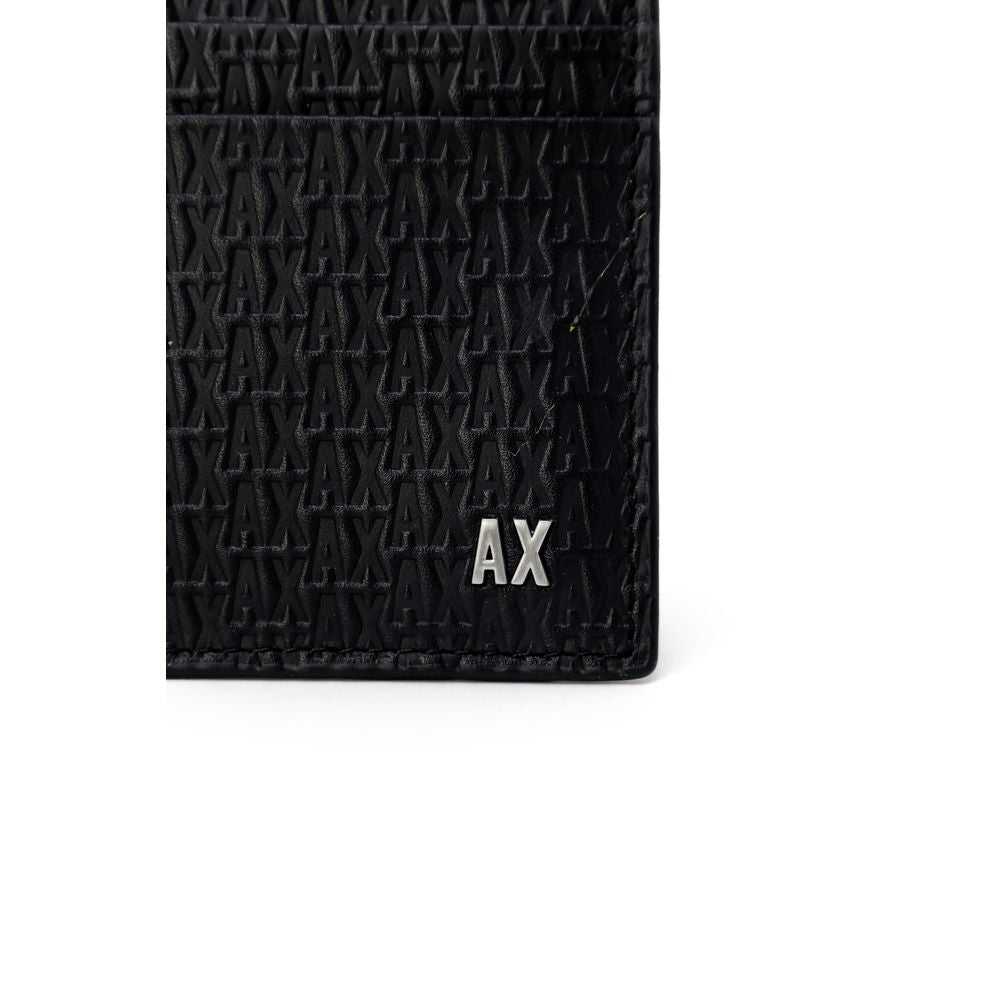 Armani Exchange Black Leather Wallet - Zeiniez