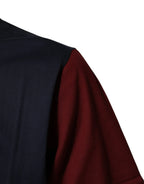 Dolce & Gabbana Multicolor Striped Cotton Men Crew Neck T-shirt - Zeiniez