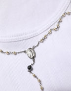 Dolce & Gabbana White Cotton Chain Necklace Tank Top T-shirt - Zeiniez