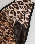 Dolce & Gabbana Multicolor Leopard Print Girdle Panty Underwear - Zeiniez