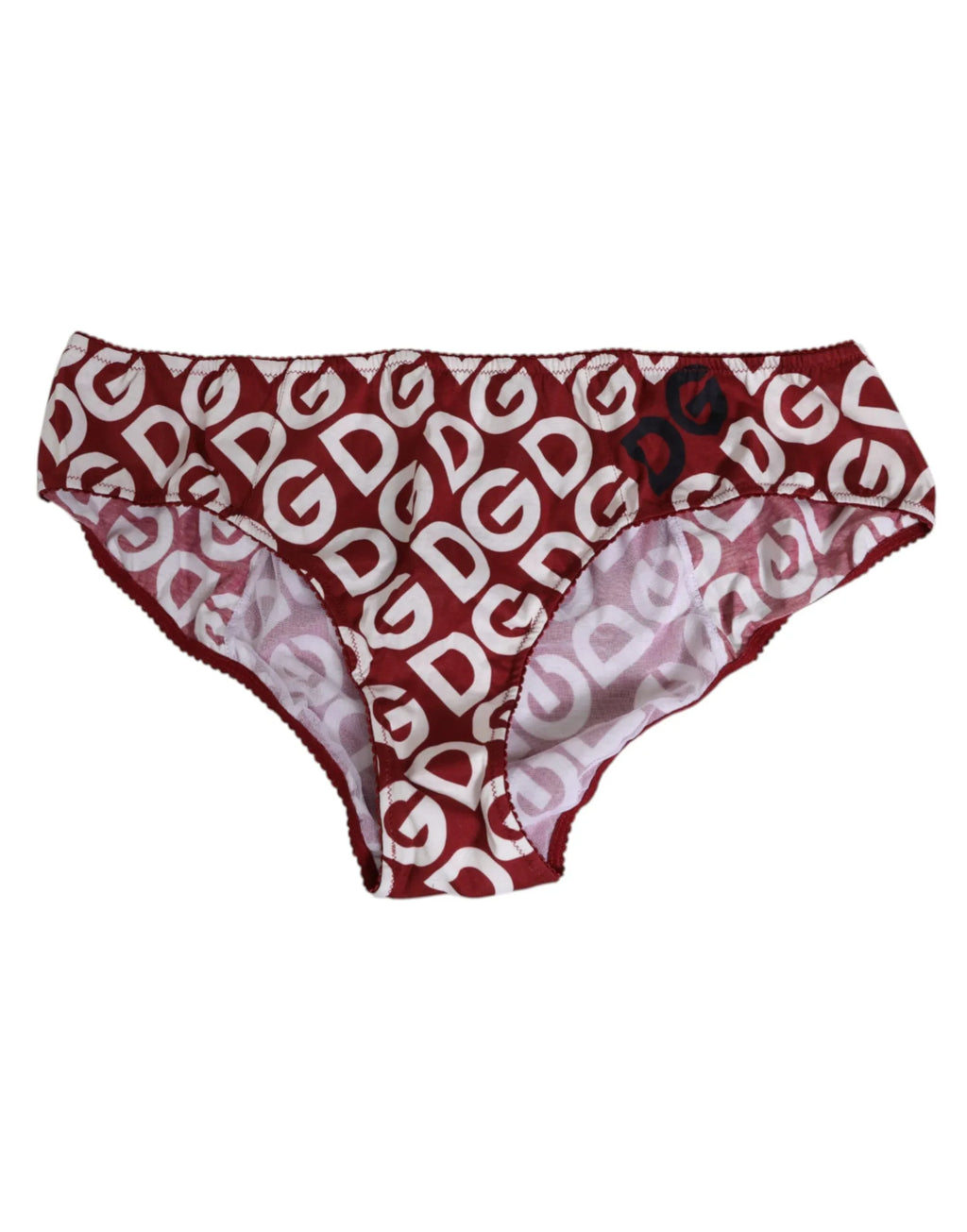 Dolce & Gabbana Bordeaux DG Logo Slip Bottom Brief Underwear - Zeiniez