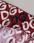Dolce & Gabbana Bordeaux DG Logo Slip Bottom Brief Underwear - Zeiniez