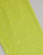 Dolce & Gabbana Neon Green Nylon Logo Lace Leggings Pants Underwear - Zeiniez
