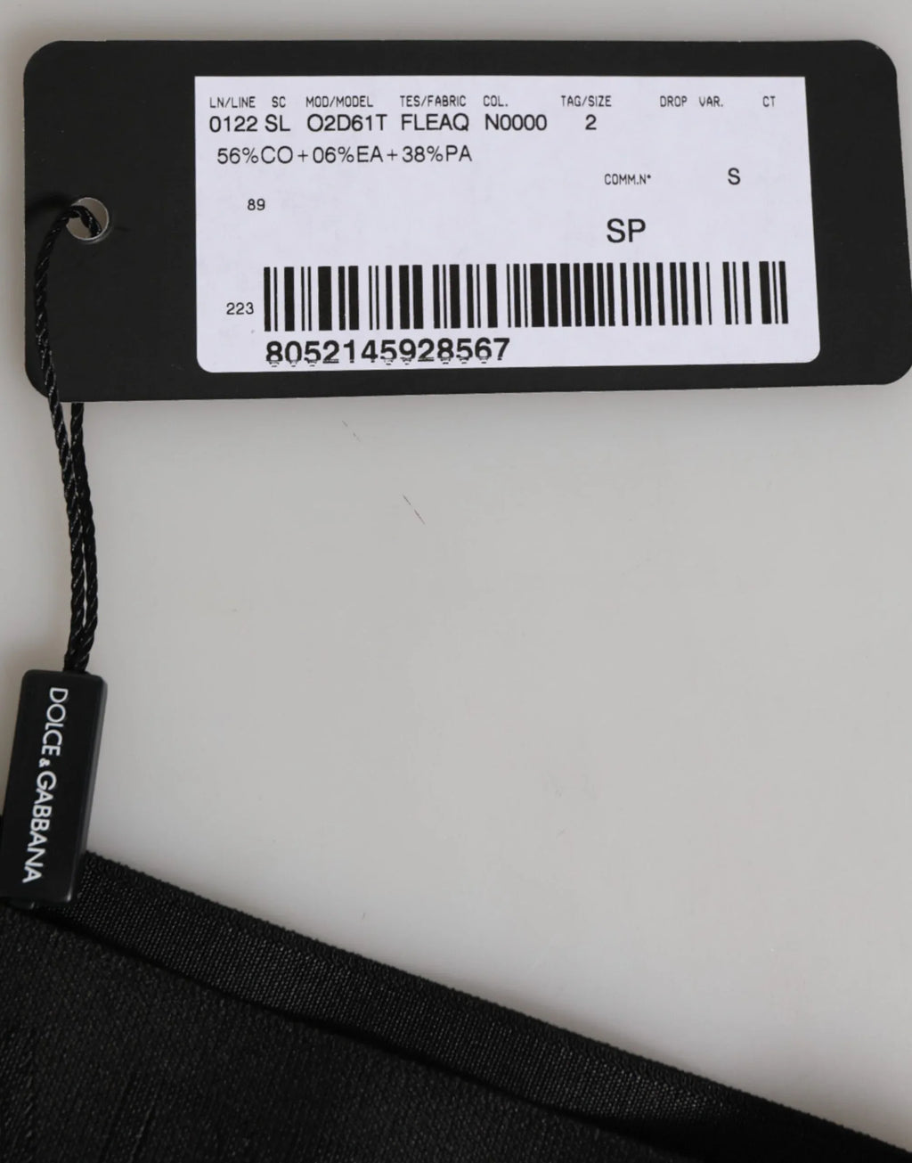 Dolce & Gabbana Black DG Logo Lace High Brief Panty Underwear - Zeiniez