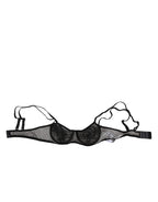 Dolce & Gabbana Black Floral Underwired Balconette Bra Underwear - Zeiniez