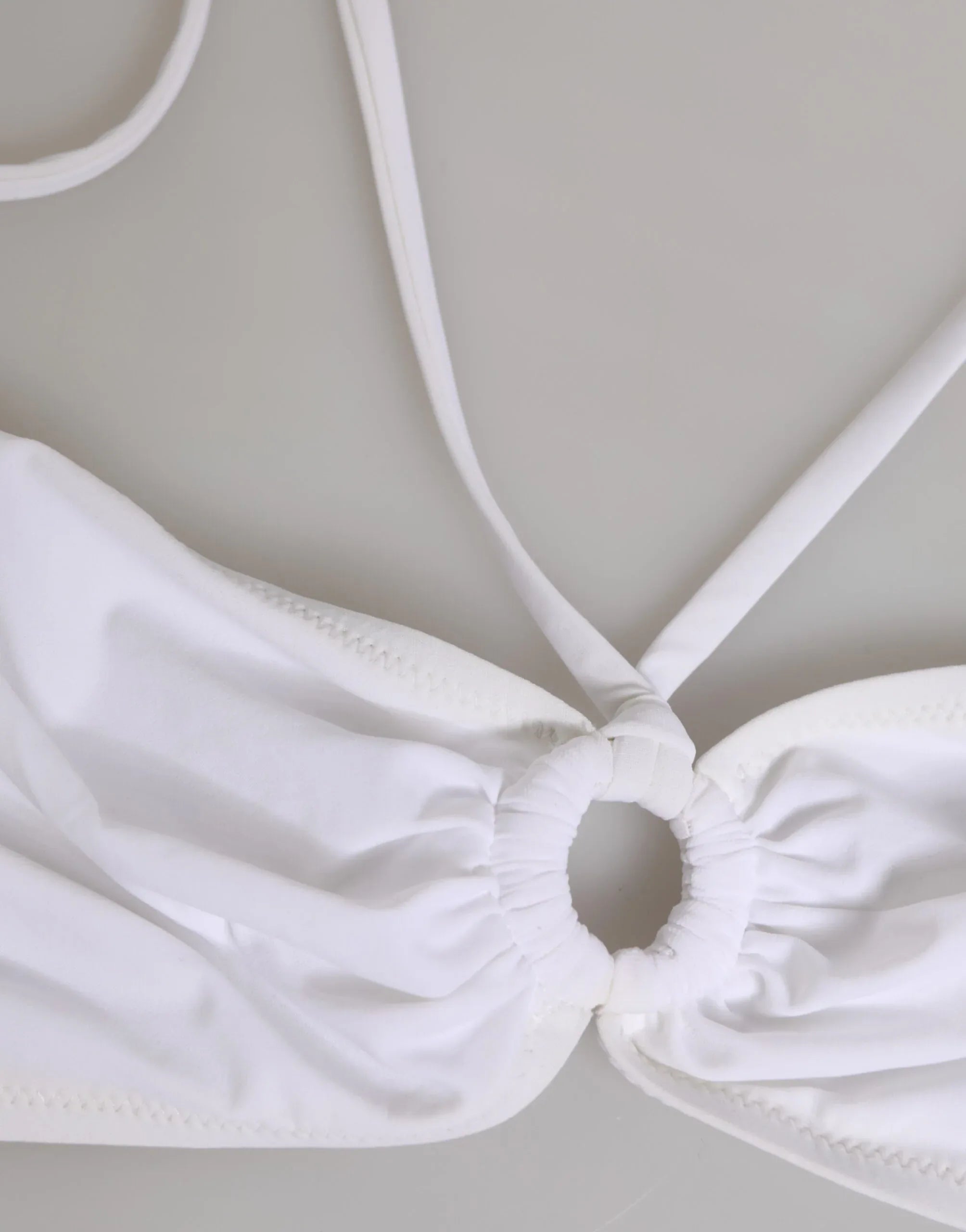 Dolce & Gabbana White Logo Swimsuit 2 Piece Top Bottom Swimwear - Zeiniez