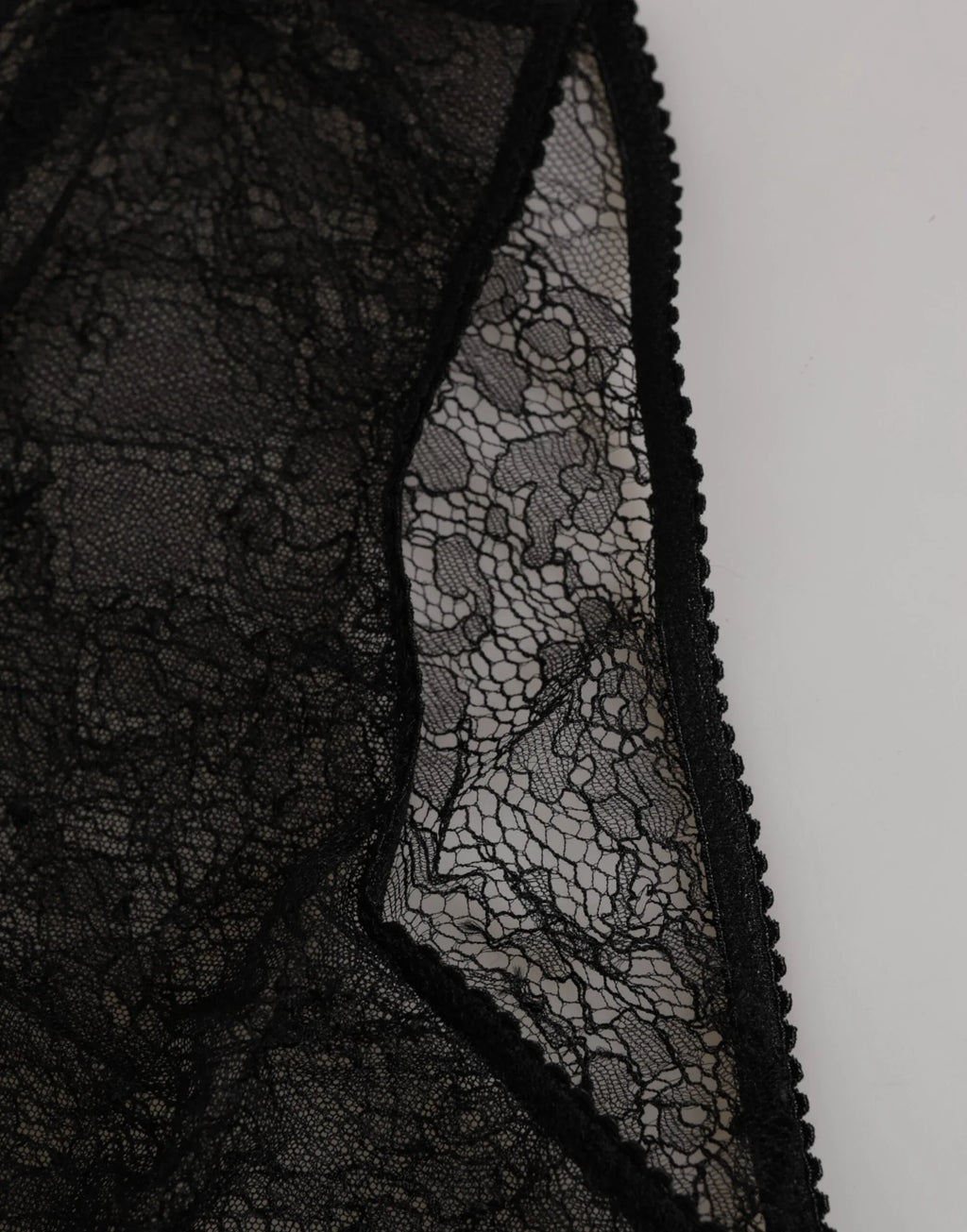 Dolce & Gabbana Black Nylon Stretch High Waist Panty Underwear - Zeiniez