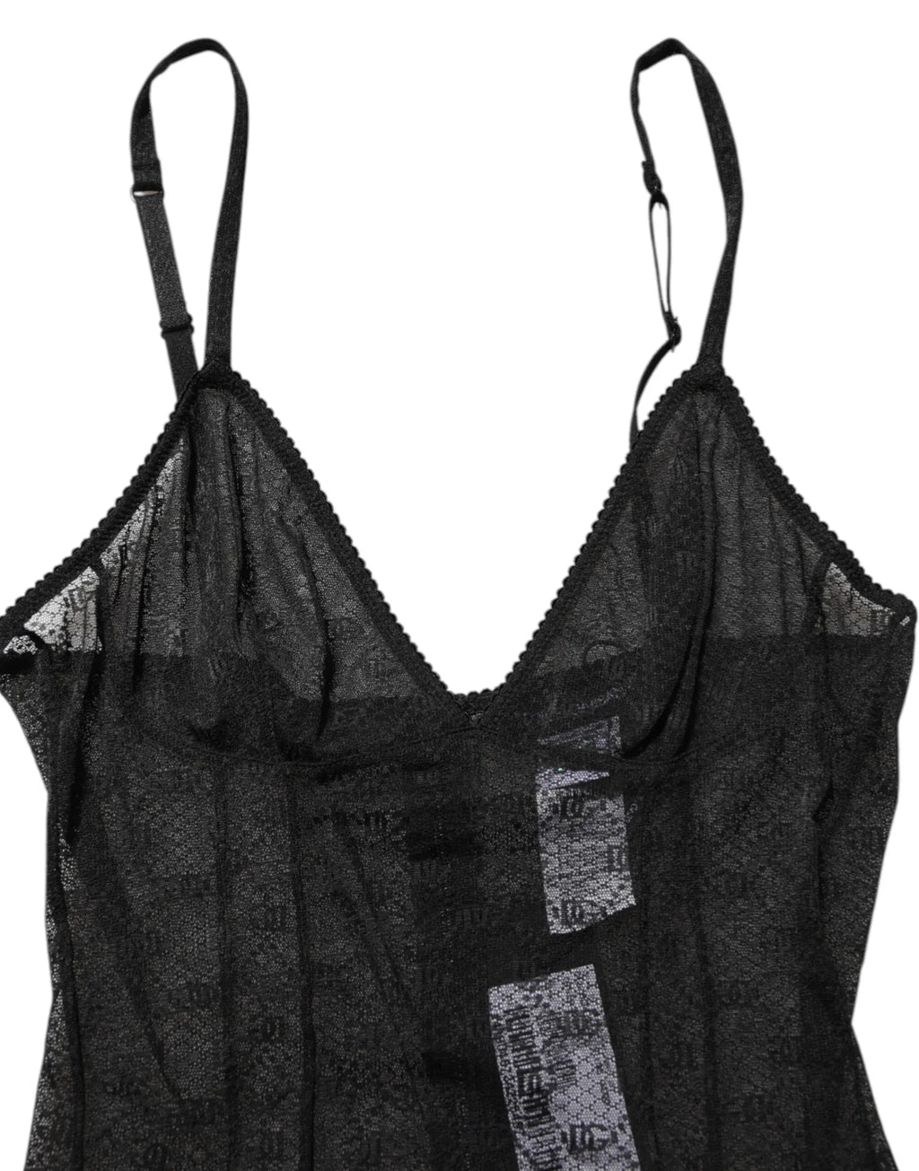 Dolce & Gabbana Black Nylon Stretch Bodysuit Lingerie Underwear - Zeiniez