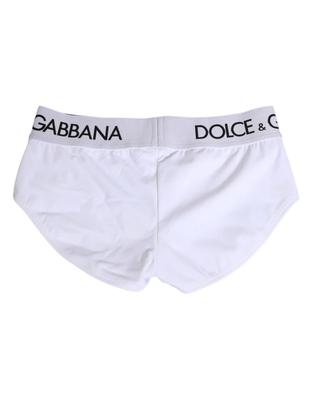 Dolce & Gabbana White Nylon Logo Waistband Shorts Underwear - Zeiniez