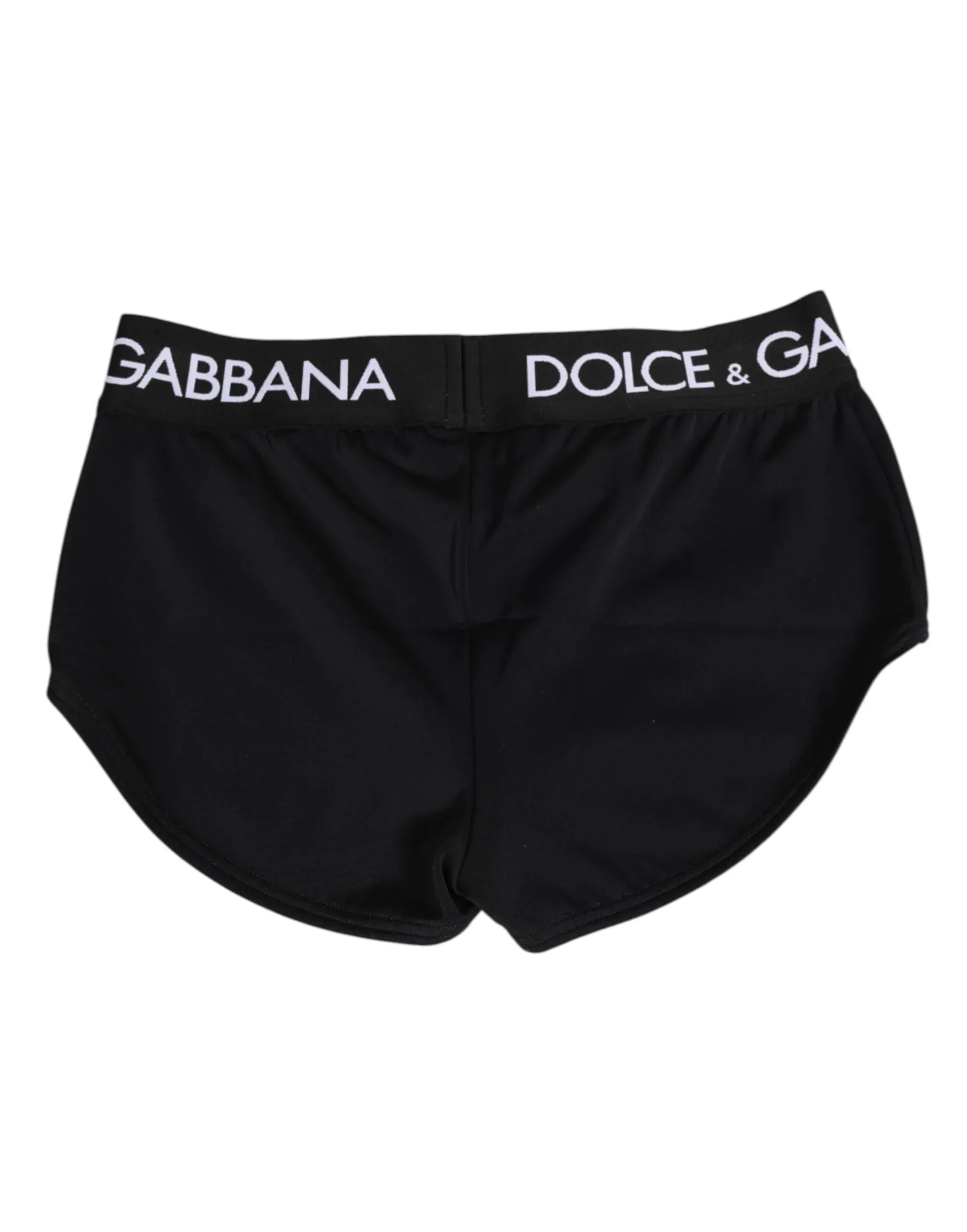 Dolce & Gabbana Black Nylon Logo Waistband Shorts Underwear - Zeiniez