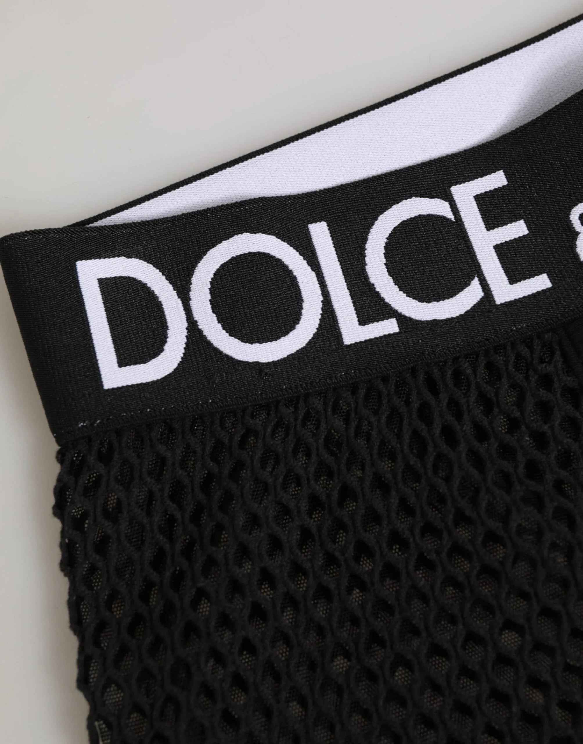 Dolce & Gabbana Black Cotton Logo Shorts Midi Trouser Underwear - Zeiniez