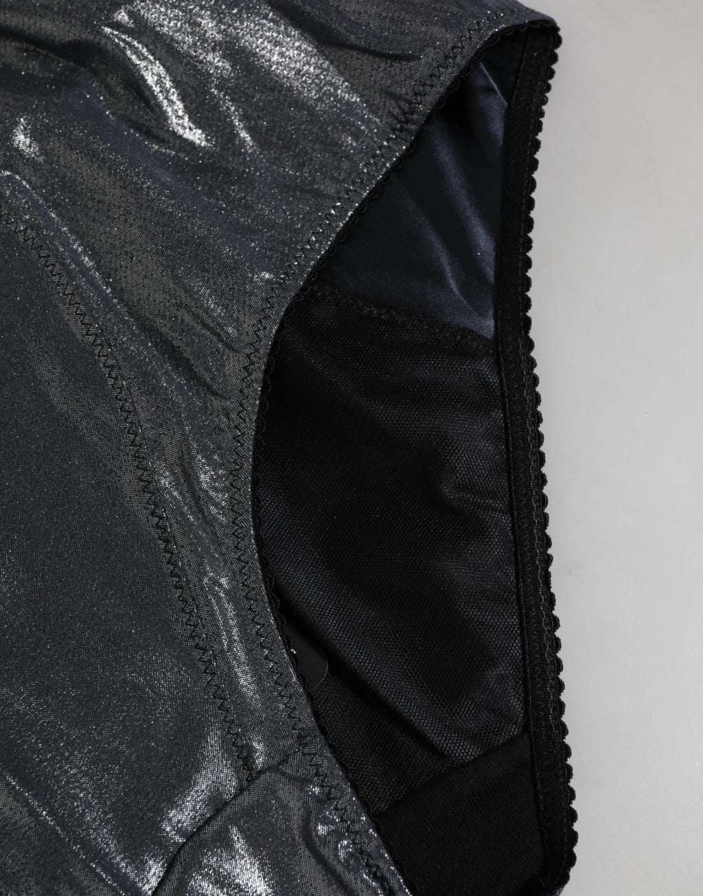 Dolce & Gabbana Gray Silk Stretch Slip Girdle Panty Underwear - Zeiniez