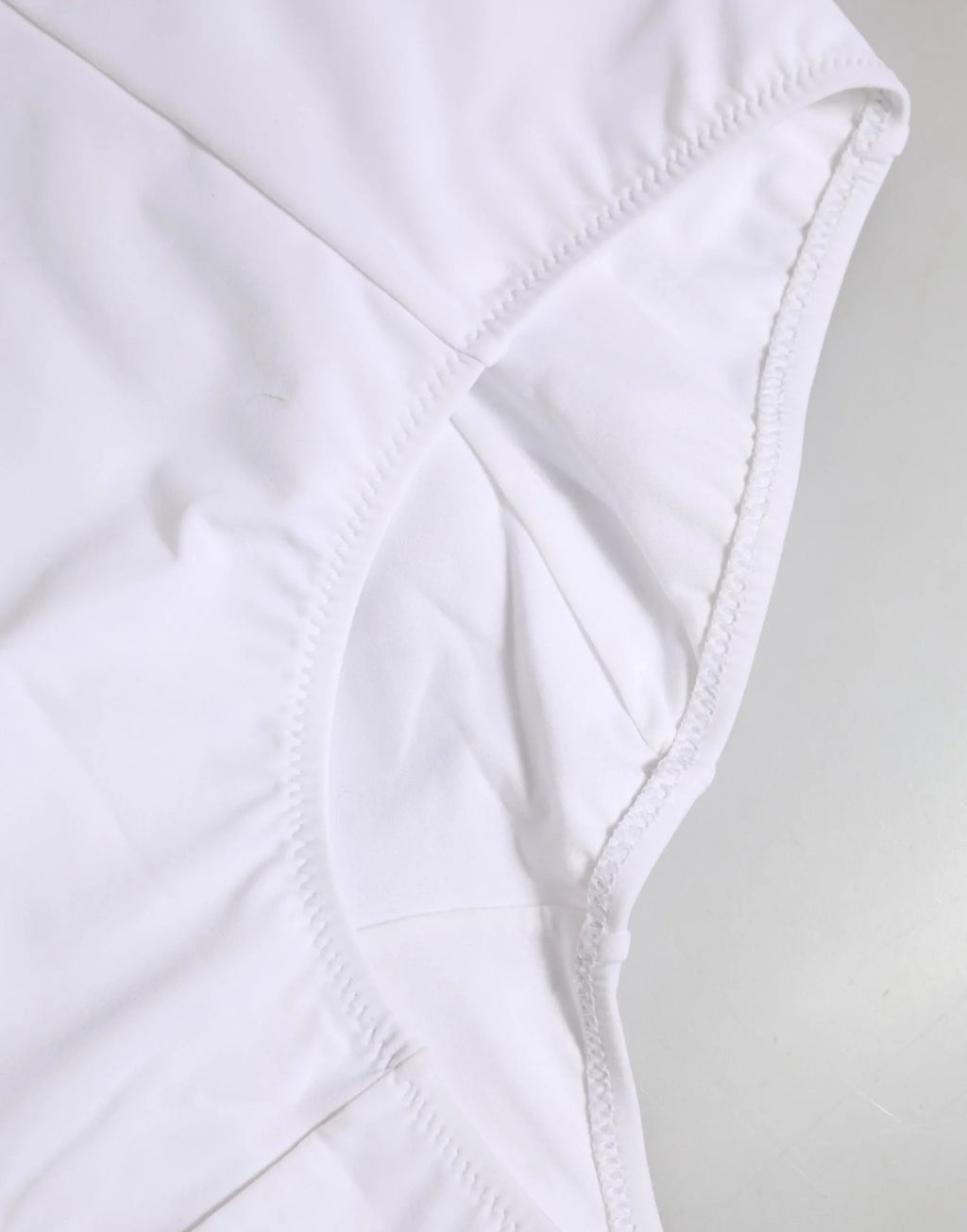 Dolce & Gabbana White Nylon Logo Waistband Coulotte Underwear - Zeiniez