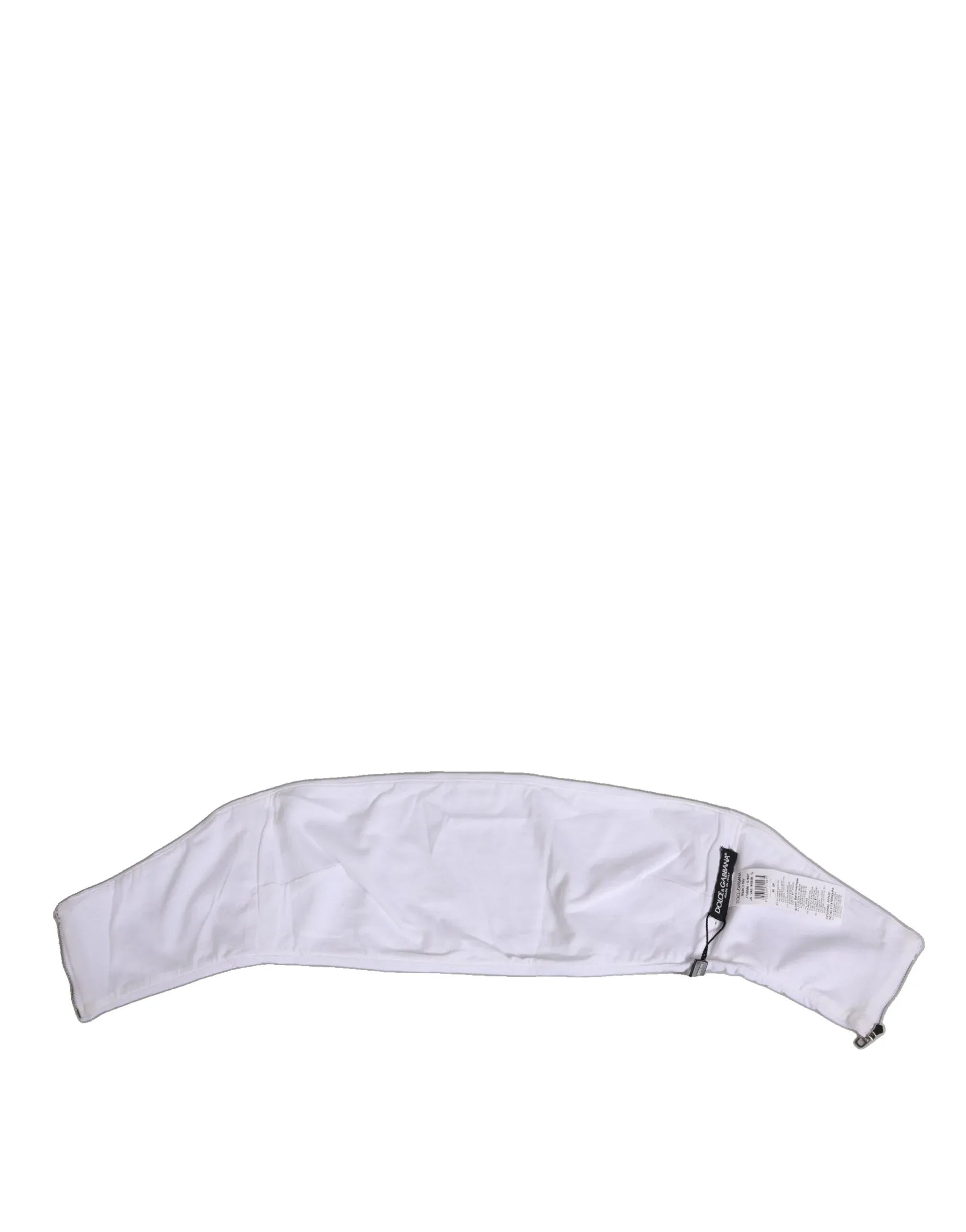 Dolce & Gabbana White Nylon Strapless Corset Top Underwear - Zeiniez