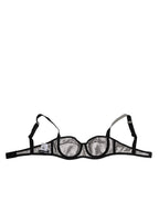 Dolce & Gabbana Gray Acetate Stretch Balconcino Bra Underwear - Zeiniez