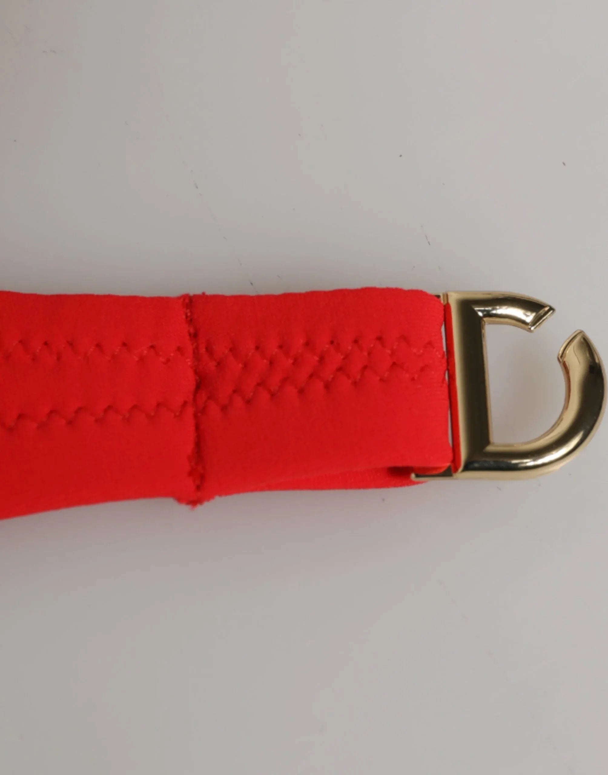 Dolce & Gabbana Red Nylon Swimsuit 2 Piece Top Bottom Swimwear - Zeiniez