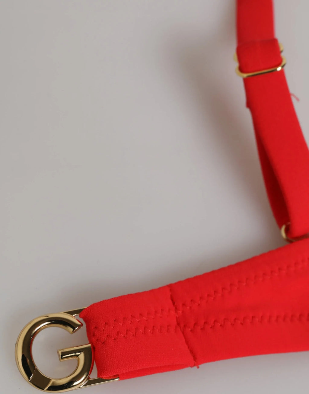 Dolce & Gabbana Red Nylon Swimsuit 2 Piece Top Bottom Swimwear - Zeiniez