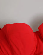 Dolce & Gabbana Red Nylon Swimsuit 2 Piece Top Bottom Swimwear - Zeiniez