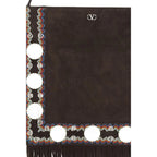 Valentino Garavani Brown Suede Leather Shoulder Bag - Zeiniez