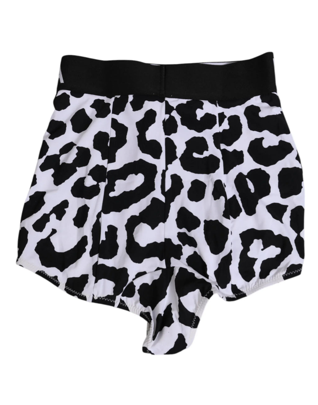 Dolce & Gabbana White Leopard Nylon High Waist Girdle Underwear - Zeiniez