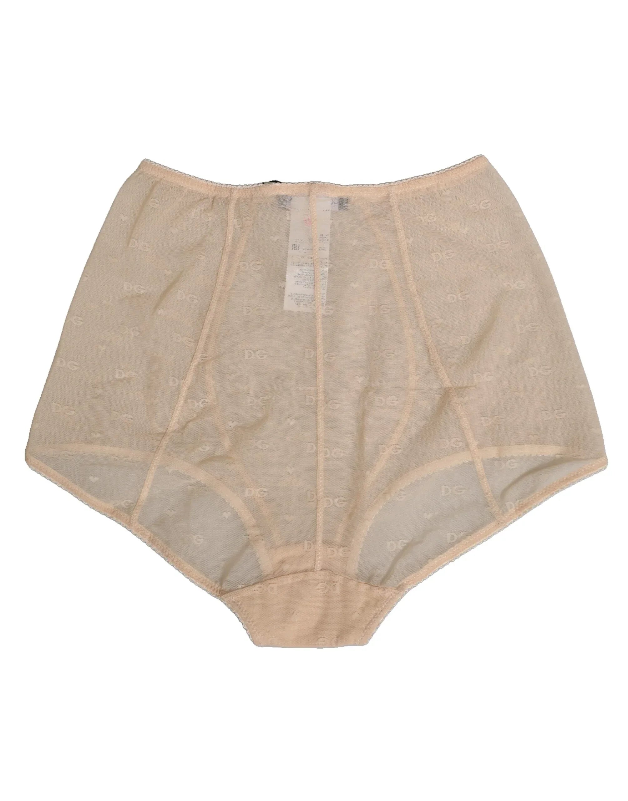 Dolce & Gabbana Beige Nylon High Waist Girdle Panty Underwear - Zeiniez