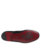 Dolce & Gabbana Black Leather Fur Men CHELSEA Boots Shoes - Zeiniez