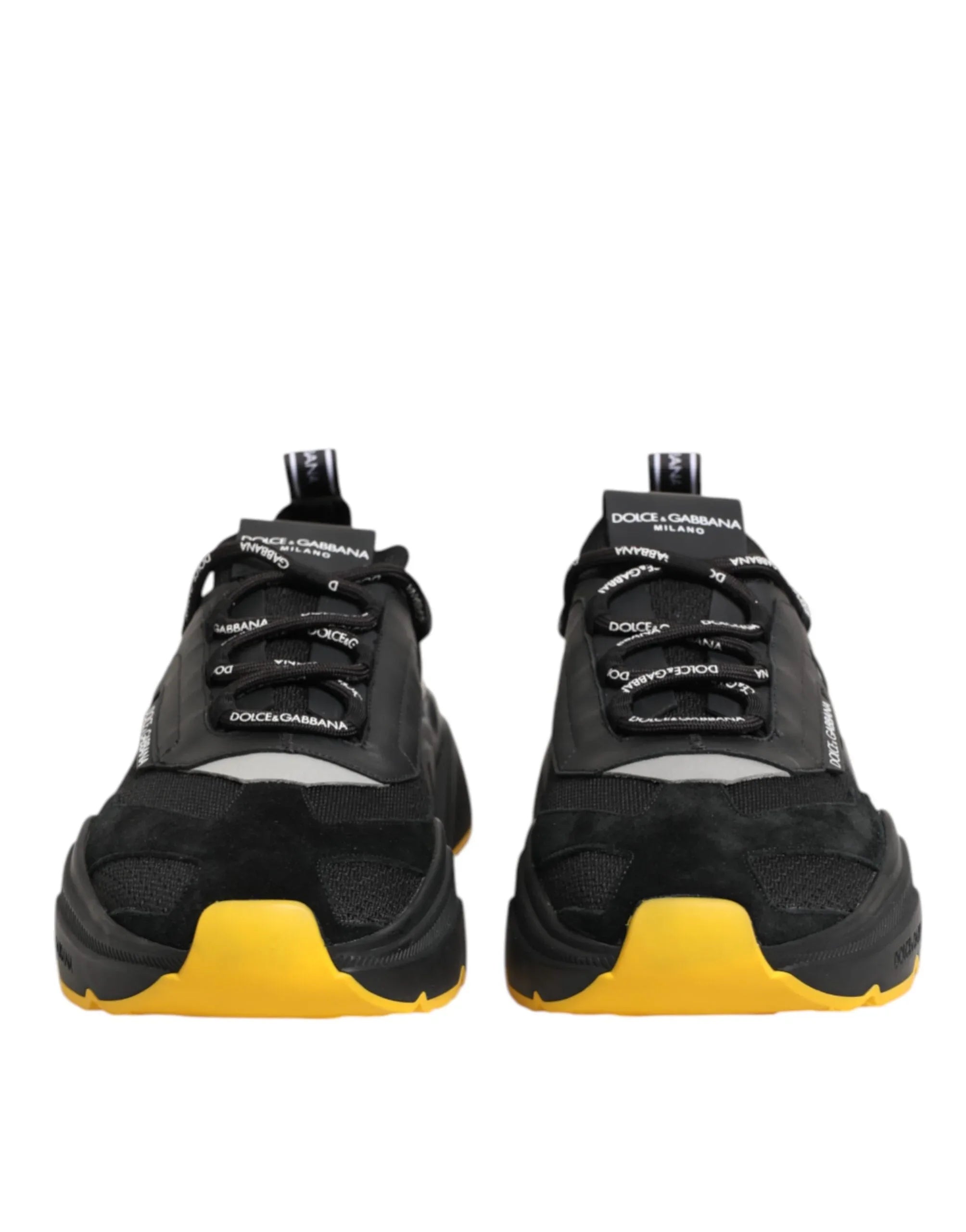 Dolce & Gabbana Black Daymaster Low Top Men Sneakers Shoes - Zeiniez