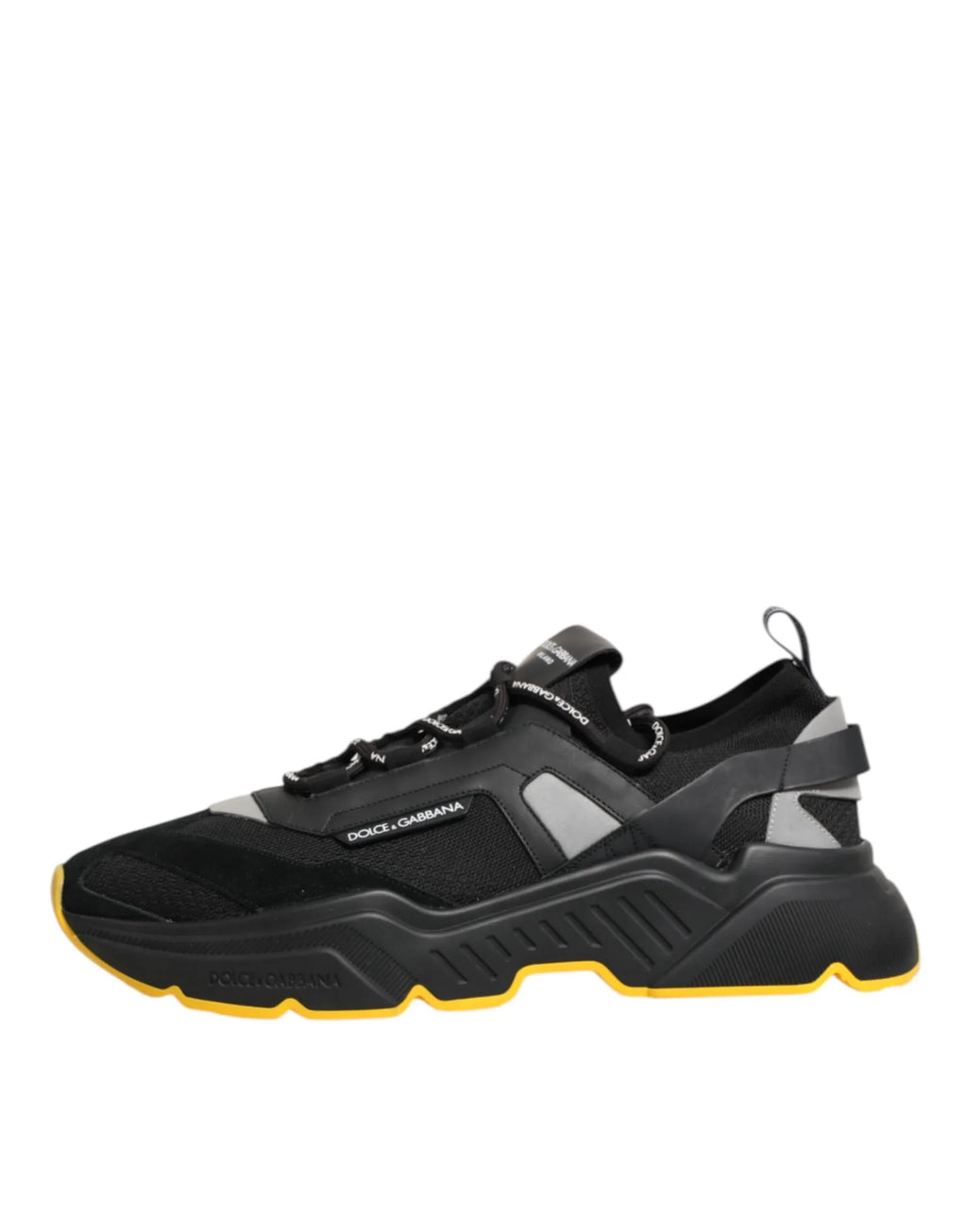 Dolce & Gabbana Black Daymaster Low Top Men Sneakers Shoes - Zeiniez