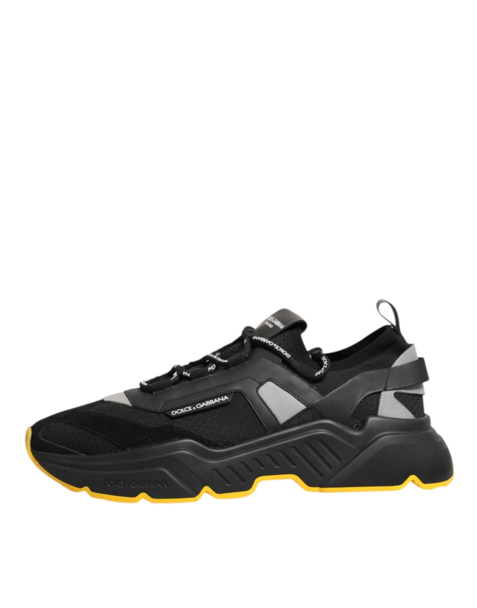 Dolce & Gabbana Black Daymaster Low Top Men Sneakers Shoes - Zeiniez