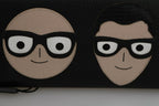 Dolce & Gabbana Black Leather #DGFAMILY Zipper Continental Mens Wallet - Zeiniez
