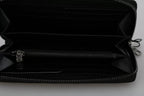 Dolce & Gabbana Black Leather #DGFAMILY Zipper Continental Mens Wallet - Zeiniez