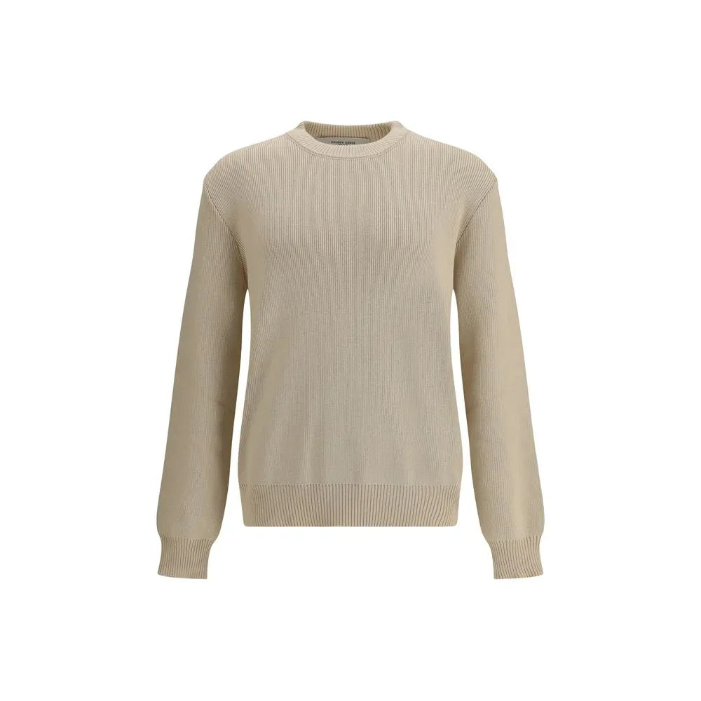 Golden Goose Beige Cotton Sweatshirt - Zeiniez