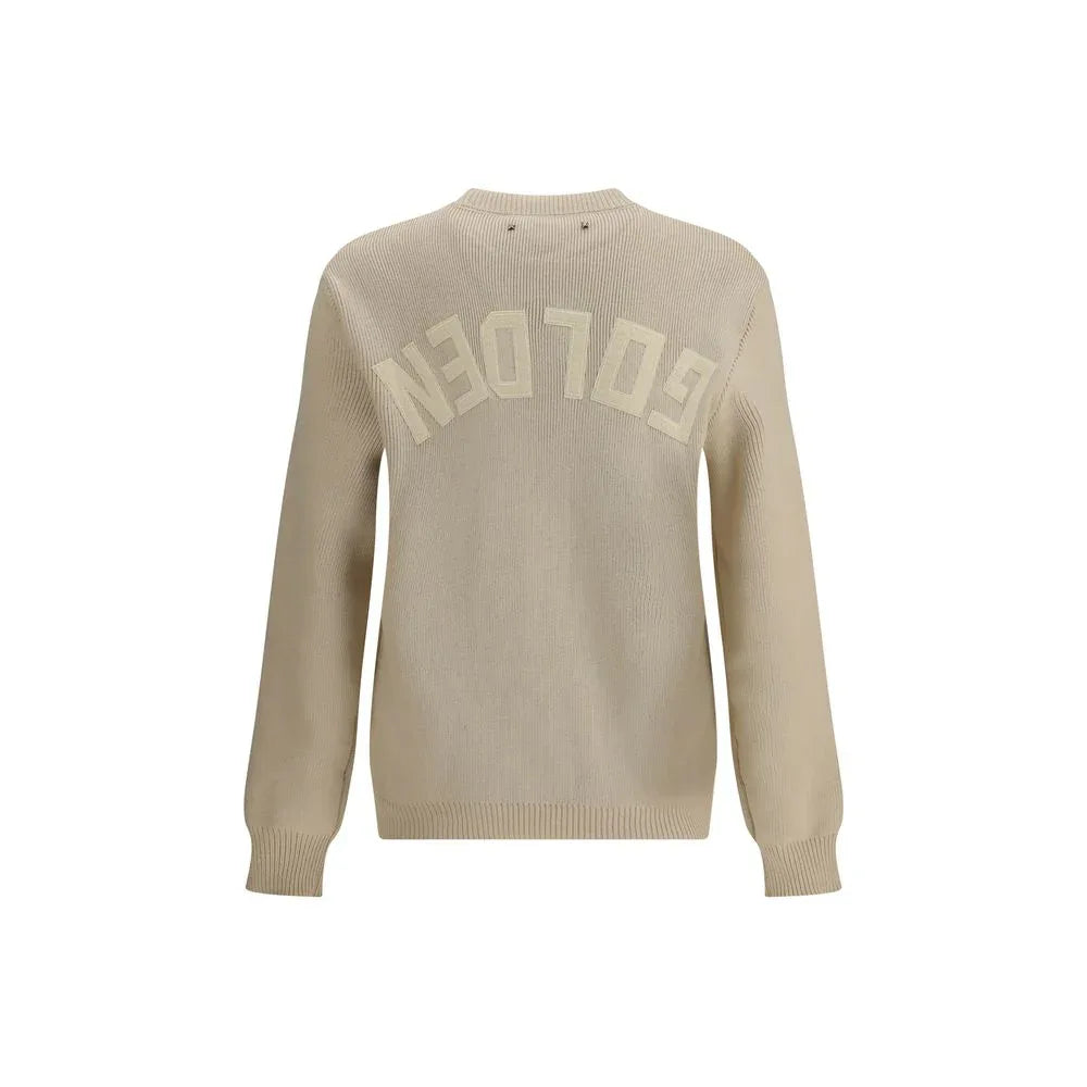 Golden Goose Beige Cotton Sweatshirt - Zeiniez