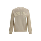 Golden Goose Beige Cotton Sweatshirt - Zeiniez
