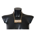 Dolce & Gabbana Gold Brass Necklace - Zeiniez