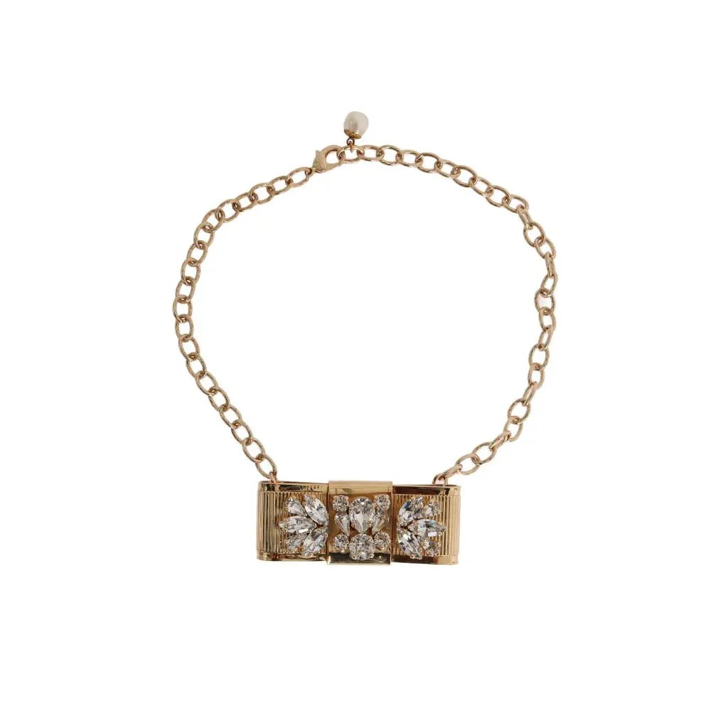 Dolce & Gabbana Gold Brass Necklace - Zeiniez