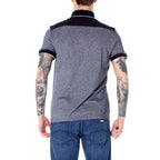 Armani Exchange Blue Cotton Polo Shirt - Zeiniez