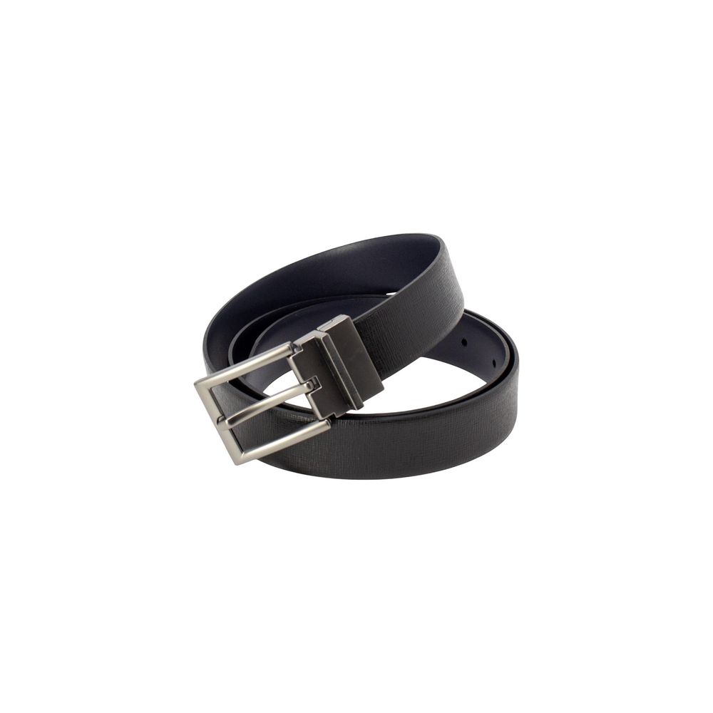 Antony Morato Black Leather Regular Belt - Zeiniez